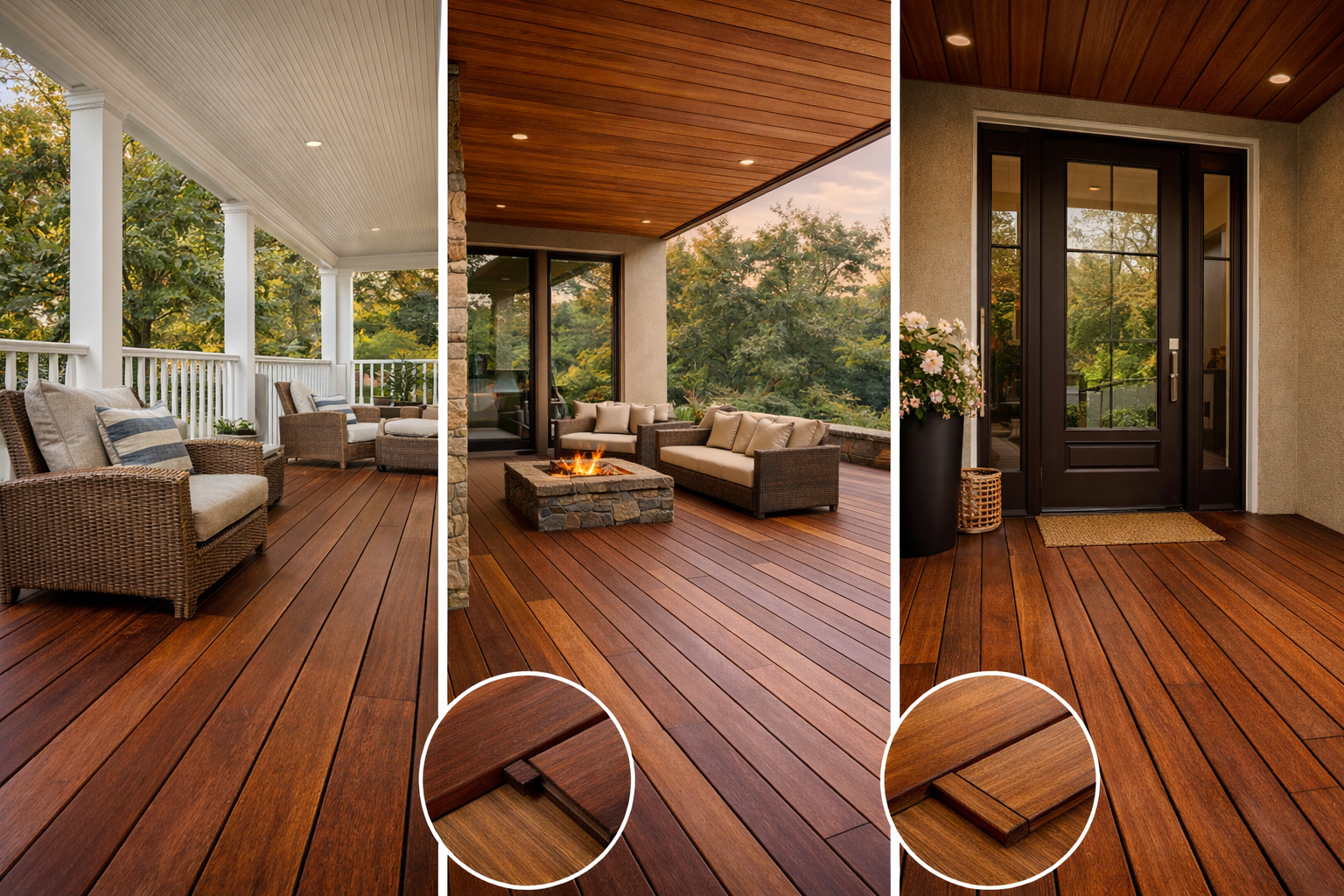 Ipe outdoor flooring