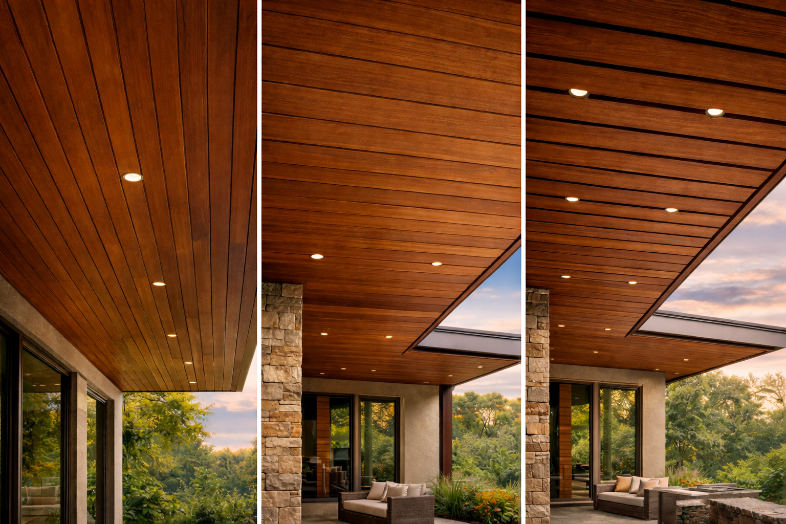 Ipe soffit installation