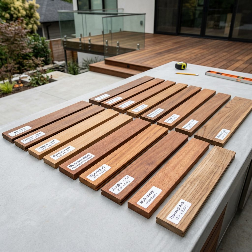 Choosing the Right Deck Board for Your Project: Size, Profile, and Species Guide