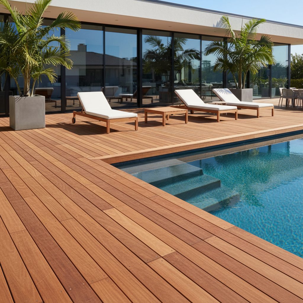 Why Ipe Wood is the Best Material for Pool Deck Surrounds
