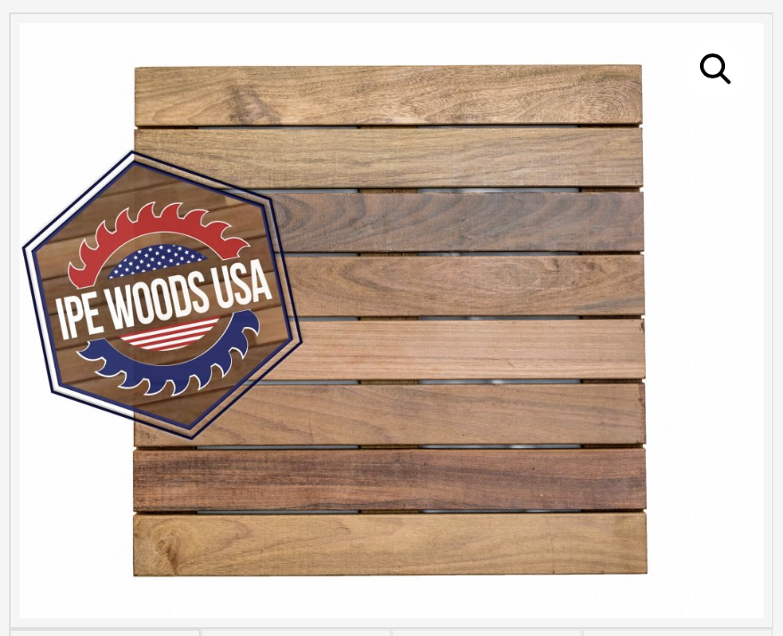 24" x 24" Tile Ipe Tiles Decking board