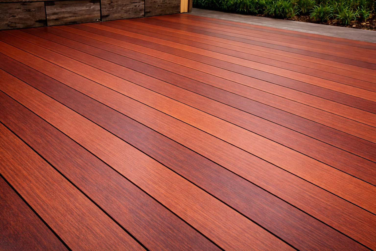 Massaranduba hardwood decking - Brazilian Redwood
