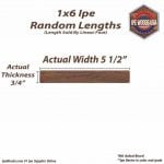 1x6 Ipe Wood