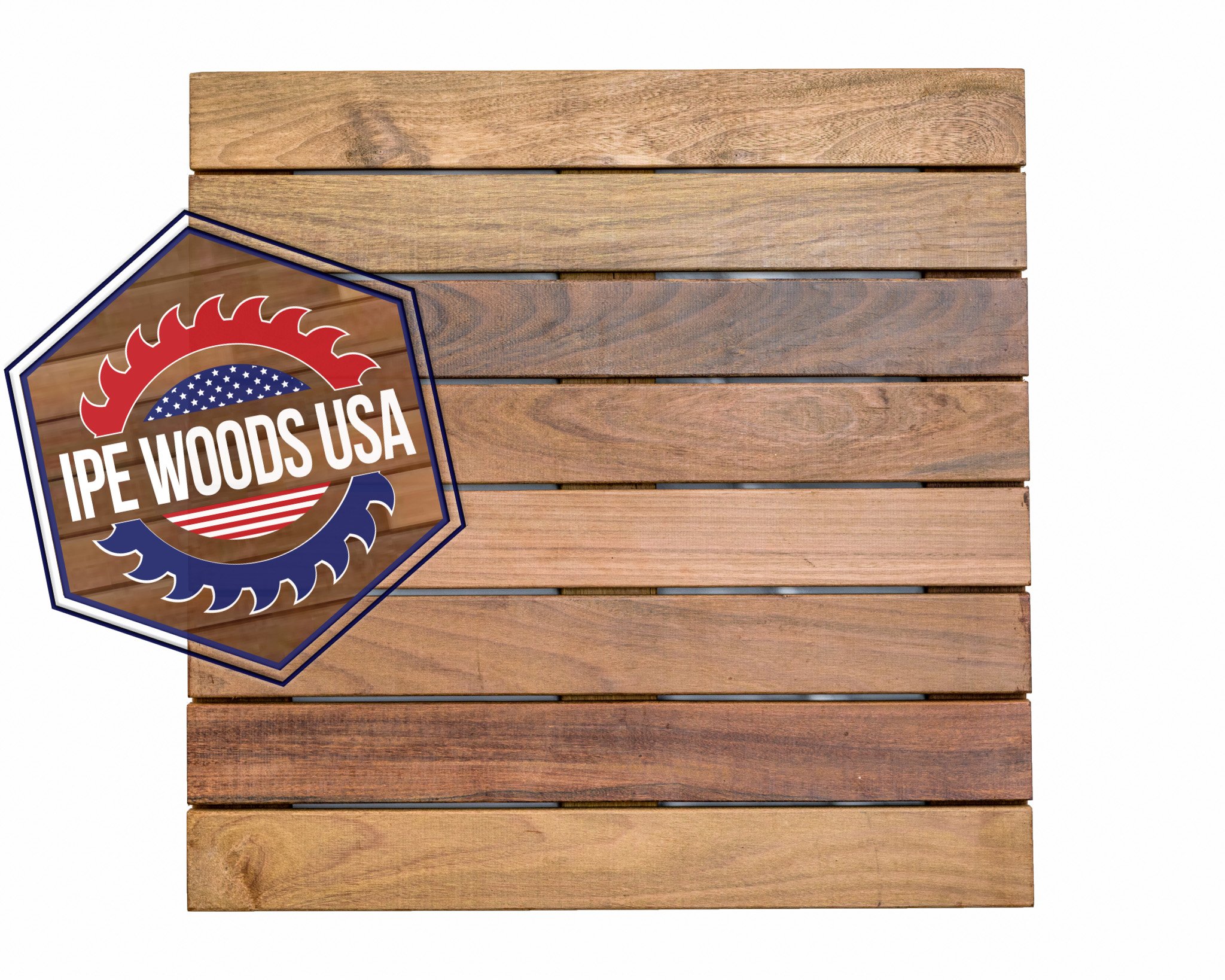 Ipe Deck Tiles - 24 x 24 Ipe Decking Tiles - Ipe Woods USA