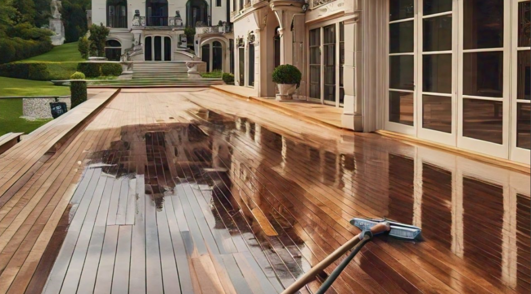 Ipe deck cleaning and maintenance